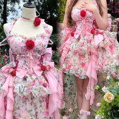 Vendor: KawaiiMoriStore Type: Price: 9.99 - 89.99 (5 variants) Perfect Roses Pink Princess ON831 🌟🎀Upgrade your wardrobe with the Perfect Roses Pink Princess Dress - the perfect dress for every kawaii lover!🎀🌟 This cute and unique dress features a perfect roses pink princess design that will make you feel like a real-life princess. The high-quality material ensures both durability and comfort, while the cute and girly design adds a touch of teenage girl's heart. 🌟🎀Don't settle for… Pink Princess Dress, Princess Design, Mode Kawaii, Egirl Outfits, Style Kawaii