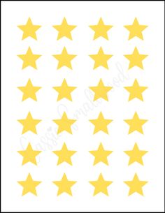 yellow stars on white background with the word be awesome