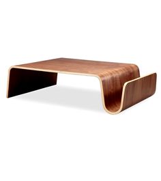 Coffee Table Scando style - Onske Scandi Coffee Table, Modern Scandinavian Furniture, Pod Chair, Brown Leather Chairs, Minimalist Coffee Table, Magazine Storage, Style Coffee Table, Mid Century Modern Coffee Table, Curved Wood