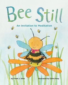 the bee still book is shown with an image of a bee sitting on top of a flower