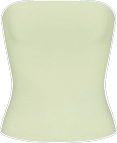 Green Stretch Tube Top With Built-in Bra, Green Seamless Elastane Top, Green Seamless Tops In Elastane, Green Cotton Tank Top With Built-in Bra, Green Seamless Tube Top For Summer, Fitted Green Tube Top With Built-in Bra, Green Seamless Stretch Tube Top, Fitted Seamless Green Tube Top, Green Cotton Bandeau Top