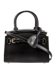 Ralph Lauren Top Handle BagBlack LeatherGold-Tone HardwareRolled Handles & Single Adjustable Shoulder StrapLeather Trim Embellishment & Single Exterior PocketLeather Lining & Single Interior PocketClasp Closure at TopProtective Feet at BaseIncludes Dust BagUnfortunately, due to restrictions, this item may not be eligible for shipping in all areas. Ralph Lauren Top Handle Formal Bag, Ralph Lauren Formal Top Handle Bag, Luxury Ralph Lauren Shoulder Bag With Leather Handles, Ralph Lauren Top Handle Bag With Gold-tone Hardware, Classic Ralph Lauren Bags With Gold-tone Hardware, Ralph Lauren Leather, Handbag Handles, Ralph Lauren Tops, Top Handle