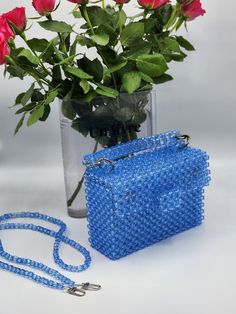 All our bags are handmade and made with a lot of love. Each bag is a special accessory. Our bags are perfect for any event and are sure to make you stand out from the crowd. Bag size: 17,5x12x6cm beads Strap -110cm The bag is tightly woven.  Any question will be glad to answer by messages! Please include your phone number when ordering, it is necessary for the postage of the parcel for you! Large Capacity Evening Shoulder Bag As Gift, Large Capacity Shoulder Evening Bag As Gift, Large Capacity Shoulder Evening Bag, Trendy Square Box Bag As Fashion Accessory, Trendy Square Box Bag, Elegant Large Capacity Shoulder Bag For Gift, Elegant Large Capacity Shoulder Bag As Gift, Large Capacity Top Handle Box Bag As Gift, Elegant Large Capacity Bags As Gifts