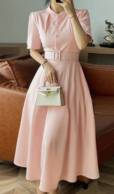 Vintage Peach Formal Dress. https://pradize.com/collection/summer-dresses Spring A-line Dress With Belt, Spring Party Belted Dress With Short Sleeve, Formal Summer A-line Belted Dress, Pink Solid Color Midi Dress For Party, Pink Solid Color Party Midi Dress, Elegant A-line Midi Dress With Belt, Pink Party Midi Dress, Short Sleeve Belted Dress For Evening, Pink Solid Color Evening Dress