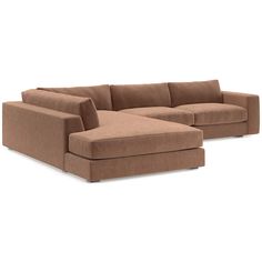 a large sectional couch with two chaise lounges on it's sides, facing each other