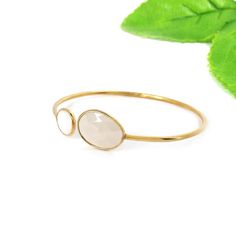 bangle jewelry, gemstone bangle, silver bangle, gold plated bangle, white moonstone, white onyx White Moonstone Bangle Bracelet, White Gemstone Bangle, White Gemstone Bangle Jewelry, White Moonstone Bangle, White Gemstone Bangle For Gift, Elegant Adjustable Moonstone Cuff Bracelet, Adjustable White Gemstone Cuff Bracelet, Adjustable White Round Cuff Bracelet, White Minimalist Bangle