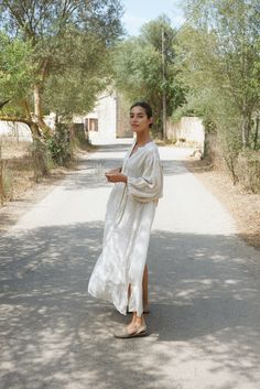 The Bonita Dress // Moon Maxi White Dress Outfit, New Years White Outfit, Neutral Long Sleeve Maxi Dress For Summer, Chic Neutral Linen Maxi Dress, Oversized Maxi Linen Spring Dress, Oversized Spring Linen Maxi Dress, Spring Cream Linen Maxi Dress, Flowy Beige Linen Maxi Dress, Beige Flowy Linen Maxi Dress