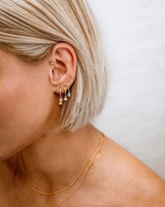 Stud Earrings Unique, Cute Piercings, Ear Cuffs