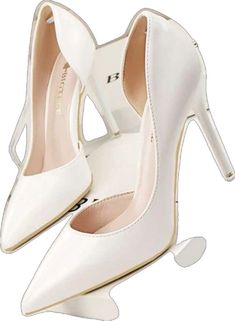 White Open Heel Office Heels, White Court Shoes For Evening, White Court Shoes With Wrapped Heel For Party, White Party Court Shoes With Sculpted Heel, White Party Court Shoes With Wrapped Heel, White 4-inch Heels For Night Out, White Heels With 4-inch Heel For Night Out, Navy Blue High Heels, Manolo Blahnik White