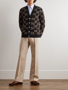 Gucci Aesthetic Outfit Men, Slim Boy Fashion, Gucci Clothes For Men, Gucci Men Outfit, Preppy Look Men, Grandpa Outfit Men, Gucci Outfit Men, Gucci Lookbook, Gucci Jacket Mens