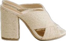 Cross Heels, Heels Comfortable, Trendy Heels, Natural Cream, Woven Raffia, Digital Gifts, Platform Heels, Chunky Heels, Slide Sandals