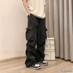 Women Wide Leg Pants, Printed Hoodie Men, Cargo Pants Streetwear, Cargo Pants Style, Pants Overalls, Hoodies Men Style, Pants Streetwear, Casual Cargo Pants, Casual Chinos