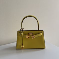 Tory Burch Brand New, Never Worn Lee Radziwill Small Bag In Yellow. Tags Are Available, As Well As The Crossbody Strap And Dust Bag. Elegant Yellow Bag With Branded Hardware, Elegant Yellow Bags With Branded Hardware, Yellow Satchel With Gold-tone Hardware And Top Handle, Yellow Top Handle Satchel With Gold-tone Hardware, Elegant Yellow Satchel With Gold-tone Hardware, Evening Yellow Shoulder Bag With Branded Hardware, Elegant Yellow Handheld Satchel, Elegant Yellow Satchel With Handle Drop, Lee Radziwill