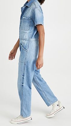 Pistola Denim Grover Jumpsuit | SHOPBOP Chambray Shirt Outfits, California Street Style, Off Duty Outfits, Weekend Wardrobe, Chambray Shirt, Denim Design, Denim Jumpsuit, China Fashion, Off Duty