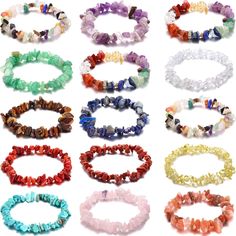 PRICES MAY VARY. Natural gemstone: the irregular chips beads bracelets feature multiple colors and gemstone chips, each color can show your personality, wearing them can not only decorate your wrists but also bring energy healing effects Delicate gifts: the colorful crystal bracelets are nice choices for your mother, sisters, female cousins, girlfriend or wife as birthday gifts, graduation gifts, Valentine's Day presents, party gifts or other festival gifts, beautiful bracelets will easily get t Healing Candles, Bracelets Crystal, Valentines Day Presents, Gems Bracelet, Candles For Sale, Bracelets Set, Natural Stone Bracelets, Bracelets Handmade Beaded