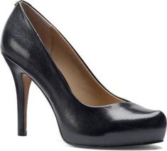 Sexy platform pump. This high-heeled shoe features a smooth leather upper with overlapping leather at the toe for a graceful design. The soft lining is easy to slip into, and a lightly cushioned footbed provides great comfort in a dress shoe. The 3/4'' platform adds height without delivering a high pitch, and a synthetic outsole provides the traction you need for your on-the-go lifestyle. Sexy simplicity is yours with the Isola Cagney pump. Leather Latex comfort footbed Overlasted platform Wrapp Bright Lipstick, High Pitch, Womens Pumps, Wrap Heels, Shop Shoes, Platform High Heels, Dress Shoe, Platform Pumps, Shoe Shop