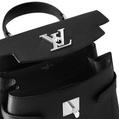 LOUIS VUITTON® - Lockme Ever Mini - Black Lockme Ever Mini, Louis Vuitton Lockme, Pretty Purses, Mini Handbag, Louis Vuitton Official, Mini Handbags, Married Life, Black Mini, Women Collection