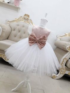 Your girl will look special in this cute dress! Light pink color and white create an unforgettable elegant look for your princess! Custom colors are available upon your request. White Tulle Ball Gown For Dress-up, Glitter Tulle Princess Dress For Prom Season Pageant, Princess Style Glitter Tulle Pageant Dress For Prom, Princess Glitter Tulle Pageant Dress For Prom Season, Princess Bridesmaid Pageant Dress For Prom, Elegant Wedding Tutu Dress With Sequins, Princess Style Bridesmaid Pageant Dress For Prom Season, Princess Pageant Dress For Bridesmaids In Prom Season, Princess Style Pageant Dress For Bridesmaid During Prom Season