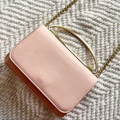 Bcbgmaxazria Light Pink Crossbody Gold Accent Bag Purse Brand New Condition - Never Used Gold Adjustable Strap Or Use As Clutch Color: Pink / Blush This Really Fun Sophisticated Bag Can Be Used As A Crossbody Bag Or Clutch. It Has A Pretty Gold Detail And Super Soft. I Would Carry My Lipstick, Phone, Wallet And Keys For The Night Out. You Can Use This Daily Or On Special Occasions. Pair This Bag With Nude Or Black Heels To Complete The Look. I Love This Bag So Much! I Never Got To Use It But It Spring Evening Shoulder Bag With Detachable Strap, Formal Blush Shoulder Bag With Gold-tone Hardware, Feminine Evening Shoulder Bag With Detachable Handle, Spring Formal Crossbody Bag, Feminine Evening Shoulder Bag, Blush Shoulder Bag With Gold-tone Hardware, Elegant Blush Shoulder Bag With Gold-tone Hardware, Elegant Pink Shoulder Bag With Removable Pouch, Feminine Evening Bag With Adjustable Strap