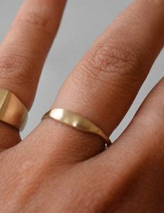 14k gold wedding band 14k gold solid ring simple gold ring | Etsy Delicate 14k Gold Bands For Promise Ring, Delicate 14k Gold Promise Ring Bands, Simple 14k Gold Toe Ring, Dainty Stackable Wedding Rings With Thick Band, Elegant 14k Gold-filled Rings, 14k Gold Open Band Signet Ring For Wedding, Elegant 14k Gold Filled Rings, Classic 14k Gold Filled Wedding Rings, Minimalist Yellow Gold Thick Band Wedding Ring