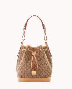 Dooney & Bourke Maritime Drawstring Leather Drawstring Bags, Dressy Hats, Drawstring Shoulder Bag, Leather Bag Design, Monogram Pendant, Drawstring Bucket Bag, Key Hook, Dooney Bourke Handbags, Dooney And Bourke