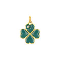 Elevate your style with our exquisite Emerald Clover Charm With Diamond Accent. Crafted with lustrous green enamel and sparkling with a shimmering diamond, this charm radiates elegance and luck. Wear it as a symbol of prosperity and fortune, adding a touch of sophistication to any ensemble. Never forget how lucky you really are with this beauty!














Charm Size: 17mm (~3/4")
Bail Size: 6mm x 4mm
Approx. 0.02ct (1.7mm Natural Diamond)
High Quality G-H Color VS2-SI1 Clarity Natural Diamon Clover Charm, Dream Gift, Lucky You, Green Enamel, Metal Crafts, Never Forget, Custom Engraving, Precious Metals, You Really