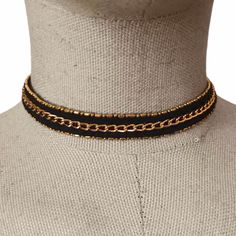 Simple black choker necklace with bling golden chain 🌼 Choker length in 3 sizes, from small to large ( 10- 14 inches ) just choose for perfect fit  🌼 Fashion band width: 3/4" ( 2 cm)  🌼 Lobster clasp closure with 2" adjustable extension chain.  🌼 For special sizes, please message me.  It is perfect to wear with corset, evening or with costume party dress, or a perfect romantic gift.  Find more accessories here in my shop : https://www.etsy.com/shop/HouseOfTooFan Please note that due to light Trendy Adjustable Party Choker, Adjustable Party Choker Chain Necklace, Adjustable Clavicle Chain Necklace For Party, Trendy Adjustable Chain Jewelry For Party, Metal Choker With Adjustable Chain For Parties, Trendy Party Jewelry With Adjustable Chain, Trendy Metal Choker For Party, Adjustable Metal Chain Choker For Parties, Adjustable Chic Chain Necklace For Parties