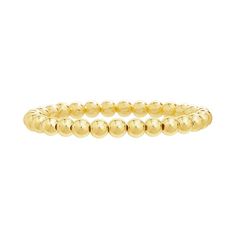 Finish off your ensemble in style with this 14k gold plated recycled brass Paige Harper beaded stretch bracelet. Length: 7.25 in. Nickel free Metal: 100% recycled brass Plating: 14k gold Finish: polished Packaging: boxedSUSTAINABILITY FEATURES Contains recycled materials Size: One Size. Color: Multicolor. Gender: female. Age Group: adult. Material: Gold|Brass. Everyday Yellow Gold Bracelet With 8mm Beads, Adjustable Stackable Yellow Gold Stretch Bracelet, Classic Stackable Stretch Bracelet With Round Beads, Adjustable Yellow Gold Stackable Stretch Bracelet, Classic Yellow Gold Stretch Bracelet For Everyday, Gold Stackable Stretch Bangle Bracelet, Adjustable Yellow Gold Stretch Bracelet With 8mm Beads, Flexible Yellow Gold Stretch Bracelet Gift, Adjustable Yellow Gold Stretch Bracelet