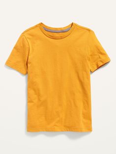 Our Softest Tees offer mega softness plus a comfy, relaxed fit.  Rib-knit crew neck.  Short sleeves.  Soft-washed, lightweight jersey for the ultimate soft t-shirt.  We put it through the wringer so you don't have to.  Relaxed fit through body.  Boys T Shirt For Boys, Boys Clothes, Fashion Story, Daily Fashion, Boy Outfits, Husky, Neck T Shirt, Rib Knit, Old Navy