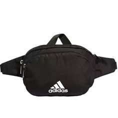 Essential Pack By Adidas Topped With A Logo Motif. Convertible Waist Pack & Crossbody Bag With Zippered Pockets And An Adjustable Length Webbing Strap. - Convertible Pack From Adidas - Zippered Pockets - Adjustable Strap Content + Care - 100% Recycled Polyester - Spot Clean - Imported Size - Dimensions: 8.5" X 3.5" X 5.5 F4 Adidas Bags, Waist Pack, Adidas Tops, Adidas Black, Adidas Online, Bagpack, Workout Gear, Waist Bag, Black Adidas