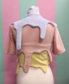 Fitted Collared Patchwork Top, Fitted Patchwork Collared Top, Fitted Collar Top With Patchwork, Cute Multicolor Collared Tops, Multicolor Collared Cute Tops, Pink Collared Patchwork Tops, Pastel Long Sleeve Tops For Winter, Pastel Turtleneck, Pop Kei