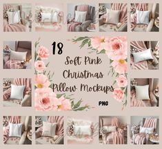 Elevate your holiday designs with our Soft Pink Comfort Color Christmas Pillow Mockup Bundle! Perfect for showcasing your festive patterns and artwork, this digital download features high-quality, realistic mockups of cozy, soft pink pillows. Ideal for commercial use, these mockups help you present your designs in a stylish and appealing way. With easy-to-use files, you can quickly create professional presentations for your Etsy shop or client projects. Make your Christmas collection stand out a Soft Pink Pillows, Pillow Mockup, Professional Presentation, Pink Pillows, Comfort Color, Christmas Pillow, Holiday Design, Pink Christmas, Christmas Colors