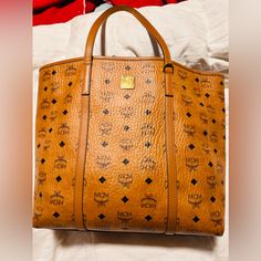 Mcm Tote Used In Great Condition Mcm Bags, Womens Tote Bags, Color Orange, Bag Lady, Orange, Women Shopping, Color