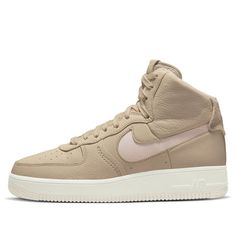 (WMNS) Nike Air Force 1 High Sculpt 'Sanddrift' DC3590-103 (AF1/SNKR/Skate/Casual/Women's/High Top) Beige Lace-up High-top Sneakers With Cushioned Footbed, Beige Mid-top Sneakers For Outdoor, Beige Mid-top Outdoor Sneakers, Beige Casual Sneakers For Outdoor, Sporty Beige High-top Sneakers For Outdoor, Casual Beige High-top Sneakers With Boost Midsole, Casual Beige High-top Sneakers For Sports, Nike Cream High-top Sneakers With Cushioned Footbed, Nike Beige Outdoor Sneakers