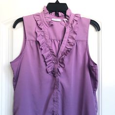 Dress Blouse Tank Spring Sleeveless Blouse, Sleeveless Spring Shirt For Day Out, Fitted Sleeveless Blouse For Spring, Purple Sleeveless Blouse For Spring, Dress Blouse, Blouse Dress, Shirt Color, Colorful Shirts, Womens Sizes