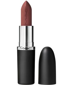 MAC's iconic lipstick has been maxed out to give lips more with a silky-matte finish and good-for-lips formula that looks richer&#x2C; feels better and lasts longer. Get more color with full-coverage&#x2C; pigment-rich payoff in MAC's widest range of artist-approved shades. Get more comfort with a creamy blend of coconut oil&#x2C; shea butter and cocoa butter that conditions and nourishes lips. Get more care with instant and e Mac Lipstick Velvet Teddy, Mac Velvet Teddy, Red Lipstick Matte, Mac Matte Lipstick, Velvet Teddy, How To Look Rich, Matte Red, Mac Makeup, Mac Lipstick