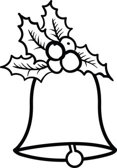 Christmas Bells Coloring Page #2 Christmas Bells Drawing, Coloring Page Christmas, Coloring Christmas, Free Christmas Coloring Pages, Christmas Coloring Sheets, Christmas Drawings, Printable Christmas Coloring Pages, Bells Christmas, Christmas Stencils