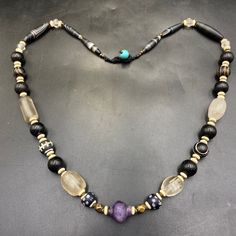 Beautiful lot of old Pyu Dynasty and old Tibetan Dzi bead necklace Crystal Amethyst rare beads ancient Beads agate Ancient Beads, Rare Beads, Unusual Necklace, Crystal Amethyst, Necklace Crystal, Amethyst Crystal, Bead Necklace, Chain Styles, Agate