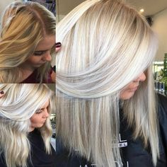 Gold blonde to platinum Cool Blonde Hair Colour, Blonde Makeup, Highlights Balayage, Cool Blonde Hair, Long Hair Color, Cool Blonde, Blonde Hair With Highlights, Balayage Brunette, Platinum Blonde Hair