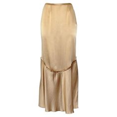 Cheap and Chic Silk Golden color Total length cm 98 (38.5 inches) Color Dorado, Silk Skirt, Golden Color, Raw Silk, A Line Skirt, Short Pants, Bottoms Pants, A Line Skirts, Moschino