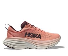 Elevate your running game with these Hoka One One Bondi 8 sneakers in a beautiful pink clay color. Designed with comfort and breathability in mind, these sneakers feature a lace-up closure, rubber outsole, and a mesh upper material. Perfect for any occasion, whether it's for activewear or casual wear, these sneakers are suitable for winter, summer, fall, and spring. With a solid pattern and 80s/90s theme, these Hoka One One Bondi 8 sneakers are the perfect addition to your shoe collection. Available in women's size 7.5 B, these athletic shoes are perfect for gym and training, walking, school, cross-training, CrossFit, cheerleading, and running. Get your hands on these sneakers today and experience the cushioned and comfortable fit that Hoka One One is known for. Brand new with box Hoka Bondi 8, Pink Clay, Hoka One One, Technology Design, Road Running, Perfect Shoes, Cross Training, Running Sneakers, Lower Case Letters