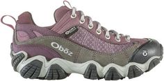 Sturdy and protective  the women's Oboz Firebrand II Low waterproof hiking shoes help you tackle long days on the trails in unbeatable comfort and protection. Low-top Synthetic Waterproof Boots For Hiking, Low-top Hiking Boots With Protective Feet, Lace-up Hiking Boots With Abzorb Midsole, Breathable Low-top Gray Hiking Boots, Oboz Hiking Boots Women, Womens Hiking Shoes, Hiking Shoes Women, Waterproof Hiking Shoes, Hiking Shoe