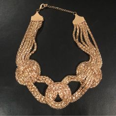 Spectacular Chunky Gold Tone Necklace. Show Stopper For The Holidays! Lobster Claw Clasp. Purchased At Bloomingdales. Worn Once Cute Diys, Gold Tone Necklace, Lobster Claw, Womens Jewelry Necklace, Statement Necklace, Dolce And Gabbana, Gold Tones, Jewelry Necklaces, Women Jewelry