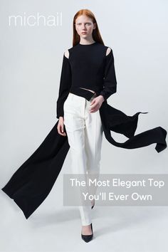 long sleeve tops Black Long Sleeve Outfit, Long Sleeve Outfit, Asymmetrical Tops, Fashion Over 50