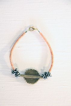 OXUM Brass and Coral - Stacking Bracelet on Etsy, $25.00 CAD Delicate Bracelet