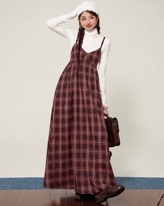 Applicable age: 18-24 years old Size: S M L XL Pattern: grid style: street Collar type: V neck Waist type: middle waist Color classification: red plaid Sleeve type: other Combination form: single piece Item No.: L6214E24 Skirt type: large pendulum type Applicable season: winter Year Season: Winter 2022 Sleeve: Sleeveless Skirt length: long skirt Style: sling Profile: H shape Material composition: polyester fiber Thrift List, Grid Dress, Long Skirt Fashion, Sleeveless Skirt, Plaid Sleeve, Winter Plaid, Fashion Closet, Grid Style, Skirt Style