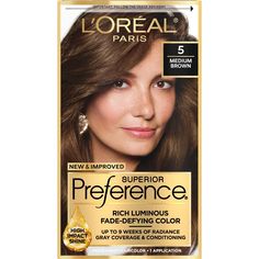 Preference’s Superior Fade-Defying Color & Shine system creates luminous, lit-from-within color, with natural-looking highs & lows, and beautiful gray coverage. With up to 8 weeks of fade-defying color, rich, long-lasting color shines from every strand and resists fading or turning brassy week after week. The kit also includes a color protective Color and Shine Conditioner formulated with Golden Camelina Oil, Anti-Oxidant Vitamin E and UV filter to help keep first day color vibrancy and silky, r Auburn Hair Dye, Rose Gold Blonde, At Home Hair Color, Dyed Blonde Hair, Gold Blonde, Medium Skin Tone, Permanent Hair Dye, Dark Rose, Shades Of Blonde