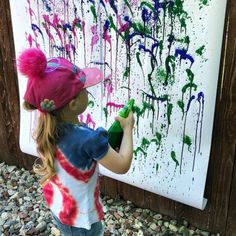 Capturing Parenthood • Capturing and sharing this crazy adventure we call parenthood! Spray Bottle Painting, Cardboard Rocket, Painting Crafts For Kids, Open Ended Art, Purple Food Coloring, Sensory Bottle, Toddler Lunches, Painting Activities, Sensory Bottles