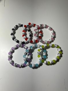 Scull Bubble Bracelet *DISCLAIMER you do not get all bracelets shown in first picture, only one of the color you choose. Bubble Bracelet, Bracelet Inspiration, Battle Creek, Diy Bracelet Designs, Diy Bracelet, Diy Bracelets, Bracelet Designs, You Choose, One Pic