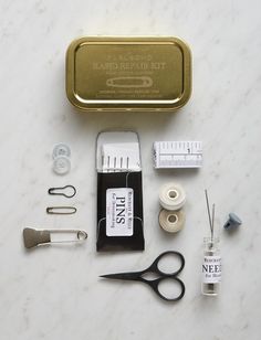 Merchant & Mills + Purl Soho, Rapid Repair Kit Sewing Kit Bag, Merchant Mills, Merchant And Mills, Purl Soho, Straight Pins, Sewing Needles, Come Undone, Black Thread, In My Bag